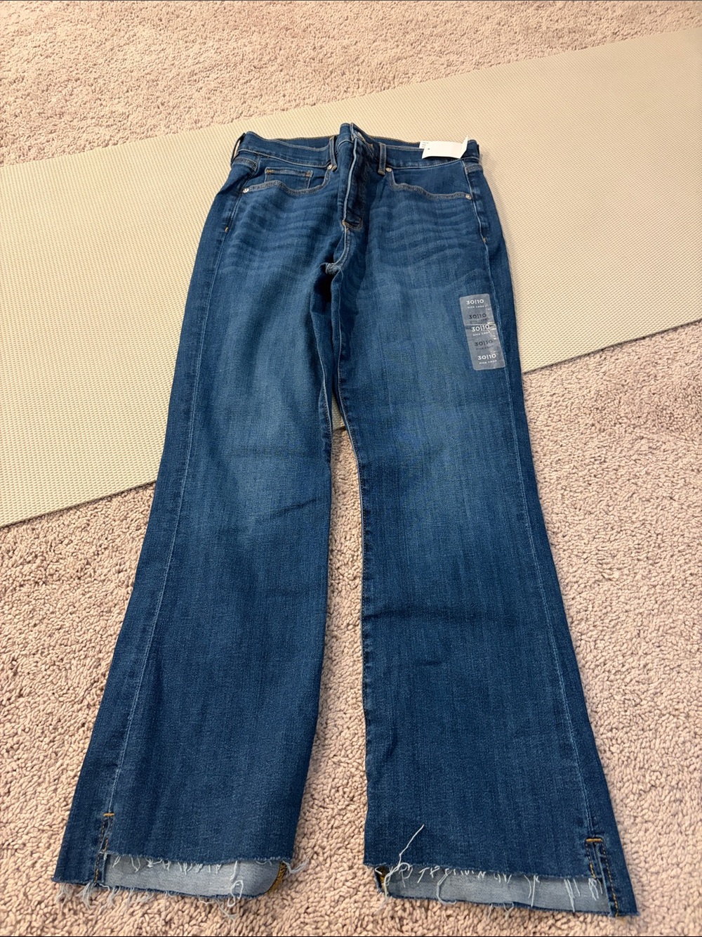 LOFT Dark Indigo Wide-Leg Jeans